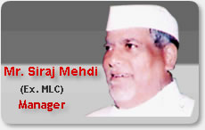 Mr. siraj Mehdi (Manager)